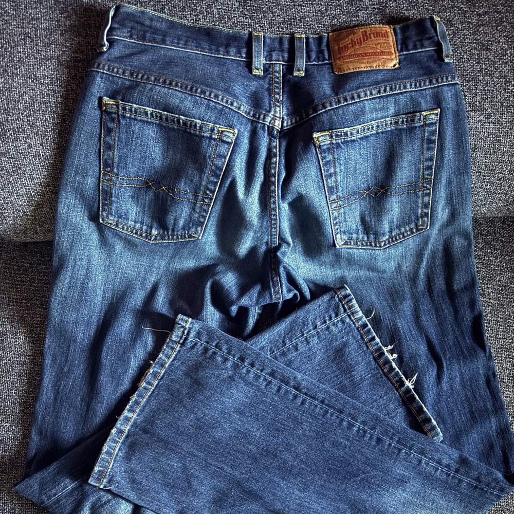 lucky brand button fly jeans
